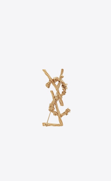OPYUM Rope brooch in metal